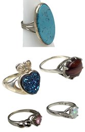 Collection Of Sterling Silver Rings - #JC-B