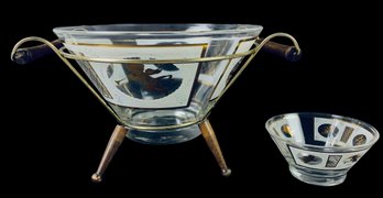 Mid-Century Modern Aldon Chip & Dip Bowl Set - #S8-2