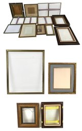 Collection Of Picture Frames: Victorian East Lake, Gilt Wood, Carved Wood & Metal - #BT