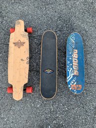 Dusters Lella Longboard, Powell Golden Dragon & Element Star Wars Droids Skateboards - #SR