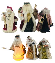 Collection Of Santa Tree Toppers (One Lighted) - #S18-1