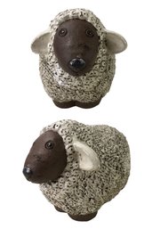 Terra Cotta Studio Pottery Sheep Garden Statue - #S7-2