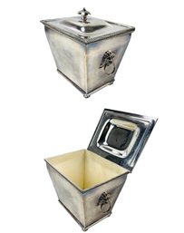 Israel Freeman & Sons Silver Plate Tea Caddy (Made In Italy) - #- #FS-7