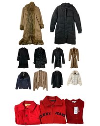 Collection Of Women's Coats, Jackets & Sweaters - #S17-4