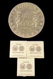 Colonial Williamsburg 1757 Spanish Milled Dollar Copy (Set Of 3) - #JC-L