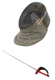 Fencing Mask & Sword - #S13-4