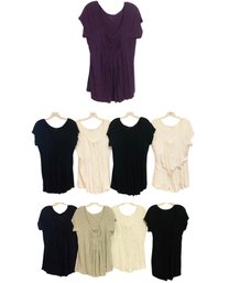 Coldwater Creek Pleated Front T-Shirts, Women's Size Large/X-Large - #S7-3