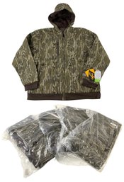 (NEW) Browning Reversible Hooded Jackets, Set Of 4 (Men's Size Large & X-Large) - #S10-4