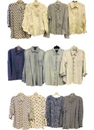 Collection Of Women's Tops: Coldwater Creek, Chico's, Real Good Denim, Liz Claiborne & More - #S4-1
