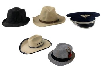Vintage Stetson The Billy Kidd Cowboy Hat, Sahuayo Straw Hat, Kingform & More - #S7-4