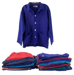 Collection Of Chico's Silk / Linen / Cotton Button Up Blouses - #S12-6-2