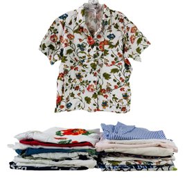 Collection Of Blouses: Cathy Hardwick, Coldwater Creek, Susan Graver, Tweeds & More - #S12-6-3