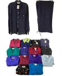 Collection Of Pant Suits: Adrianna Papell, Dana Buchman, Chico's, Susan Graver - #S2-1