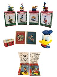 Vintage Disney Collection: 1940s Character Plaks, Books, Donald Duck Coin Bank & More - #S1-2