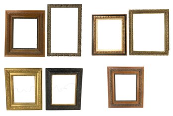 Collection Of Carved Wood Art Frames - #S28-F