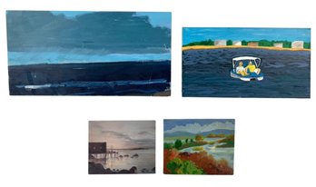 Collection Of Landscape Oil Paintings, Signed By Various Artists - #S12-3