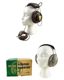 Vintage Koss Stereophones & Willson Sound Barrier Ear Muffs - #S2-3