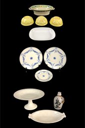 Bing & Grondahl Denmark Plates, Ironstone Dish, Wedgwood Cake Stand & More - #S2-4