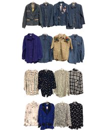 Collection Of Women's Tops & Denim Jackets - #S18-1
