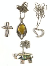 Sterling Silver Cross Pendant & Sterling Silver Pendant Necklaces - #JC-B3