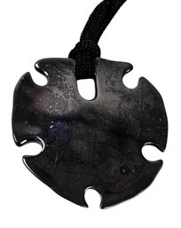 Robert Lee Morris RLM Studios Sterling Silver Sand Dollar Pendant Necklace (24.1 GRAMS) - #JC-B