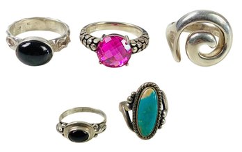 Sterling Silver Rings: Michael Dawkins, Robert Lee Morris, Bell Trading Post & More - # JC-B