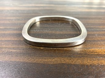 Sterling Silver Modernist Bangle Bracelet (15.3 GRAMS) - #JC-B3