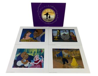 2002 Walt Disney Beauty And The Beast Lithograph Portfolio Set - #S5-4