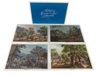 Portfolio Of Currier And Ives Country Living Placemats - #S8-4