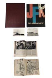 1962 JFK Coloring Book, 1963 The Torch Is Passed Hardcover & More - #S2-2
