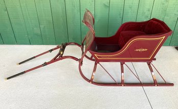 Vintage Signed Genuine Amish Built Children's Sled, Lancaster, PA - #GR