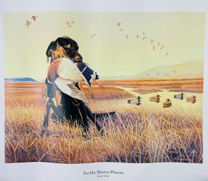 Wayne Dowdy Signed Limited Edition Art Print No. 35/100, 'For His Masters Pleasure' - #S12-2