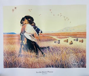 Wayne Dowdy Signed Limited Edition Art Print No. 98/100, 'For His Masters Pleasure' S8-3