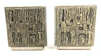 Mid-Century Brutalist Matina Bookends - #18-3
