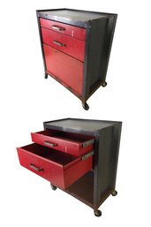 Rolling Metal Tool Cabinet - #BR