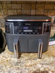 Ninja Foodi 2-Basket Air Fryer With Original Box - #KCH