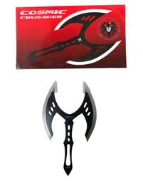 Cosmic Crusader Double Edge Knife With Leather Sheaths By Bud K Corp - #S16-3