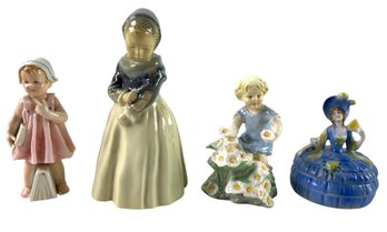 Royal Copenhagen Amager Girl, Karl Ens Dresden Girl, Royal Worcester May Figurine & More - #S4-3