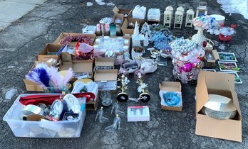 Decor Bundle: Lanterns, Holiday, Wicker Crab Basket, Hummingbird Lamps & More - #BR