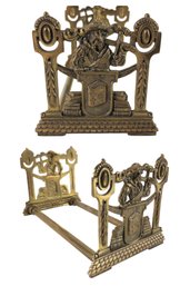 1936 H.L. Judd Brass Expandable Bookend - #S18-3