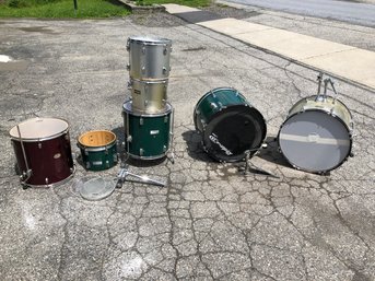 Drums: Enforcer, Pearl Forum Series & Tama Rhythm Mate, BR