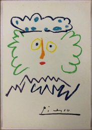 King Kagpha, 1960 Art Print By Pablo Picasso - #S11-4L