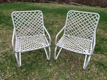 Brown Jordan Tamiami Aluminum Outdoor Patio Rocker Chairs (Set Of 2) - #BOB