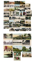 Antique Hand Colored Postcards (Connecticut, Mass., New Jersey & More) - #JC-R