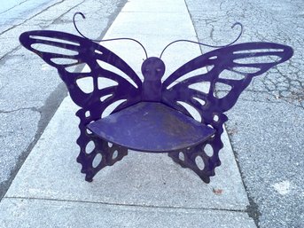 Metal Butterfly Garden Bench - #BOB