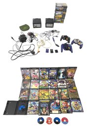 Nintendo GameCube, Controllers & Games (Kirby, Zelda, Mario Bros., Luigi's Mansion) - #S7-1