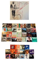 Vinyl Records: The Beatles, Jackson Browne, Eric Clapton, The Doors, Hall & Oats & More - #S7-4
