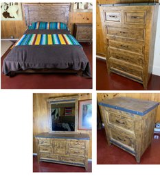 Sunset Bay Urban Rustic 5-Piece Queen Bedroom Set - #BR