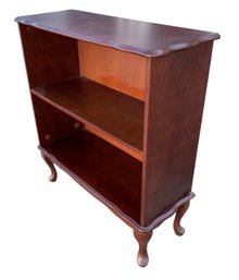 Queen Anne-Style Bookcase With Cherry Finish - #FF