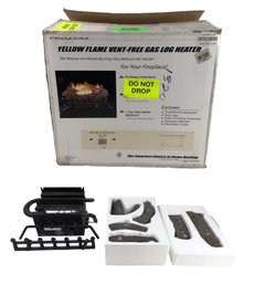Yellow Flame Vent-Free Gas Log Heater By ProCom - #W1